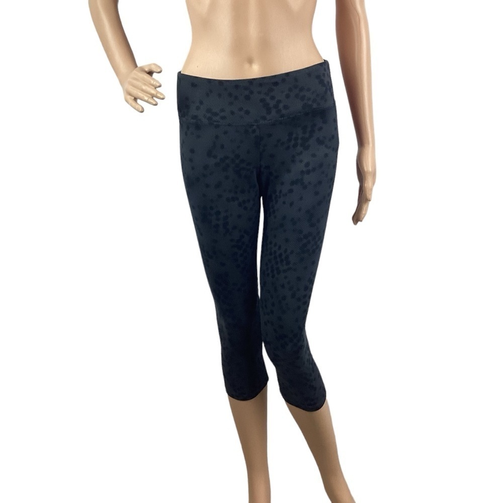 Marika Tek Leggings Size S Gray Print Capri